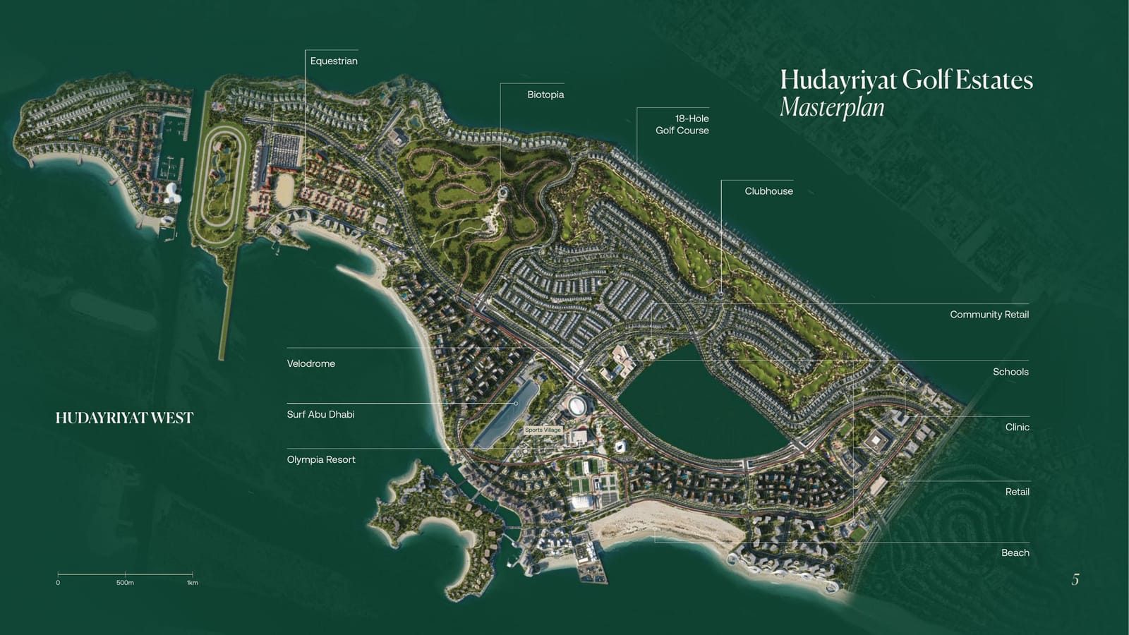HGE Golf Mansions — estates hudayriyat masterplan